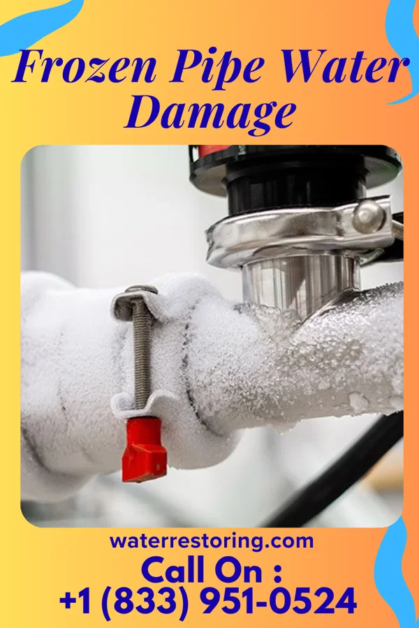 Frozen Pipe Water Damage in Bushong, KS
